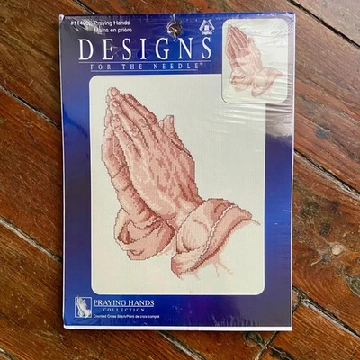 Kit de punto de cruz contado manos de oración diseños para la aguja #114902 nuevo Foto 1 de 3