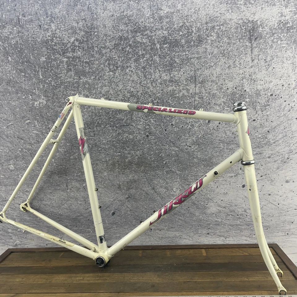 Cuadro de bicicleta de carretera Sirrus especializado de colección 59 cm CRMO acero años 90 carreras 126 Foto 1 de 4