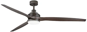 72" Hinkley Artiste Metallic Matte Bronze LED Wet-Rated Smart Fan - Picture 1 of 1