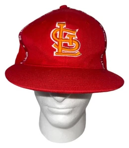 Cappello B-Boy St. Louis Cardinals aderente taglia 7 5/8 rosso - Foto 1 di 6