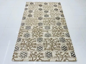 Rugs Hand-Knotted Wool Oushak Rug 8x10 Geometric Contemporary Living Room Carpet - Picture 1 of 5