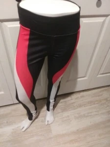 La Belle Boutique Yoga Pants Black Pink Small - Picture 1 of 6