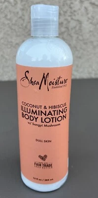 SHEA MOISTURE Coconut & Hibiscus ILLUMINATING BODY LOTION w/ Songyi Mush 13fl oz - Image 1 of 2