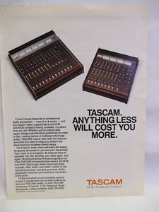 Tascam Mischpult M-30 M-35 1983 Vintage Print Ad Montebello CA Music Room - Bild 1 von 1