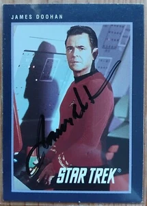 James Doohan Star Trek Scotty autograph trading card - Picture 1 of 2