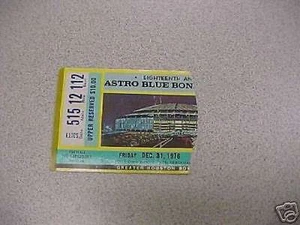 1976 BLUE BONNET BOWL TICKET NEBRASKA / TEXAS TECH - Picture 1 of 1
