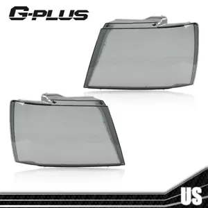 Lente de repuesto de faros de humo apta para Chevy Avalanche Tahoe Suburban 2007-14 - Imagen 1 de 9