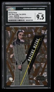 Topps High Tek Bazine Netal 2016 12/25 CGC 9,5 #SW-66 naranja difractor de magma - Imagen 1 de 2