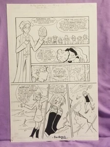 Sabrina the Teenage Witch #99 Original Art Page #9 SIGNED by Jim Amash - Bild 1 von 3