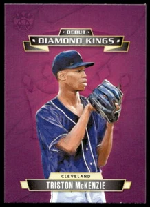 2021 Panini Diamond Kings #DDK-CI Triston McKenzie Cleveland Indians - Picture 1 of 2