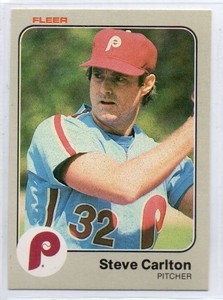 Steve Carlton 1983 Fleer #155 Phillies {0327
