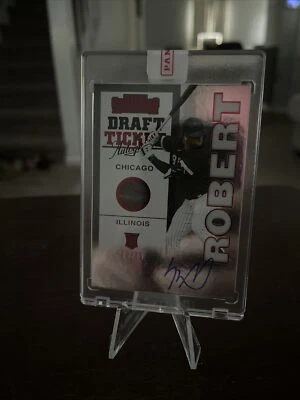 2020 Contenders Draft Ticket Red Luis Robert RC Auto #3/75 Sealed White Sox - Image 1 of 3