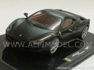 Ferrari 458 Italia Matt Black 1:43 HOT WHEELS X5503 - Foto 1 di 1