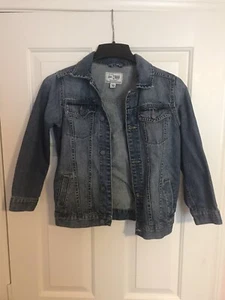 Children’s Denim Jacket Children’s Place Youth M 7/8 Button Front Blue - Picture 1 of 3