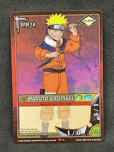 NARUTO TCG LA FORZA DELLA FOGLIA NARUTO UZUMAKI NI-01 HOLO ITA NM - Picture 1 of 2