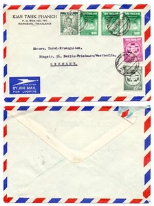 103037 - Thailand - Luftpost-Beleg - Bangkok 30.3.1962 nach Berlin-Friedenau - Imagen 1 de 1