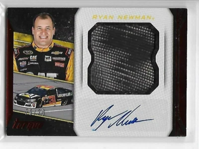 RYAN NEWMAN 2016 PANINI TORQUE JUMBO TIRE SIGNATURES RED AUTOGRAPH 20/20 - Image 1 of 2