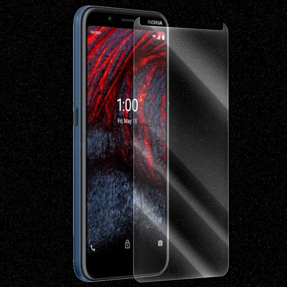 High Definition Tempered Glass Screen Protector Flim for Verizon Nokia 2 V Tella - Image 1 of 1