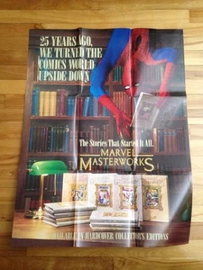 spiderman marvel masterworks 1989 promo poster - Picture 1 of 7