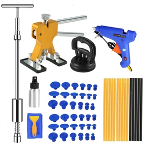 Car Body Dent Puller Glue Gun Tool Paintless Dint Hail Damage Remover Repair Kit - Picture 1 of 5
