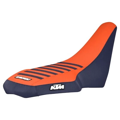 Cubierta de asiento KTM ATV 450 505 525 2008-2009 KTM AZUL/NARANJA/AZUL KTM #324 LOGOTIPO Foto 1 de 4