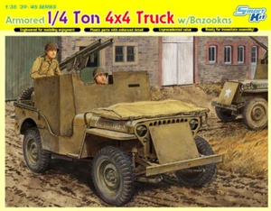 Dragon 1/35 6748 WWII US Armored 1/4-Ton 4X4 Truck w/Bazookas - Picture 1 of 3