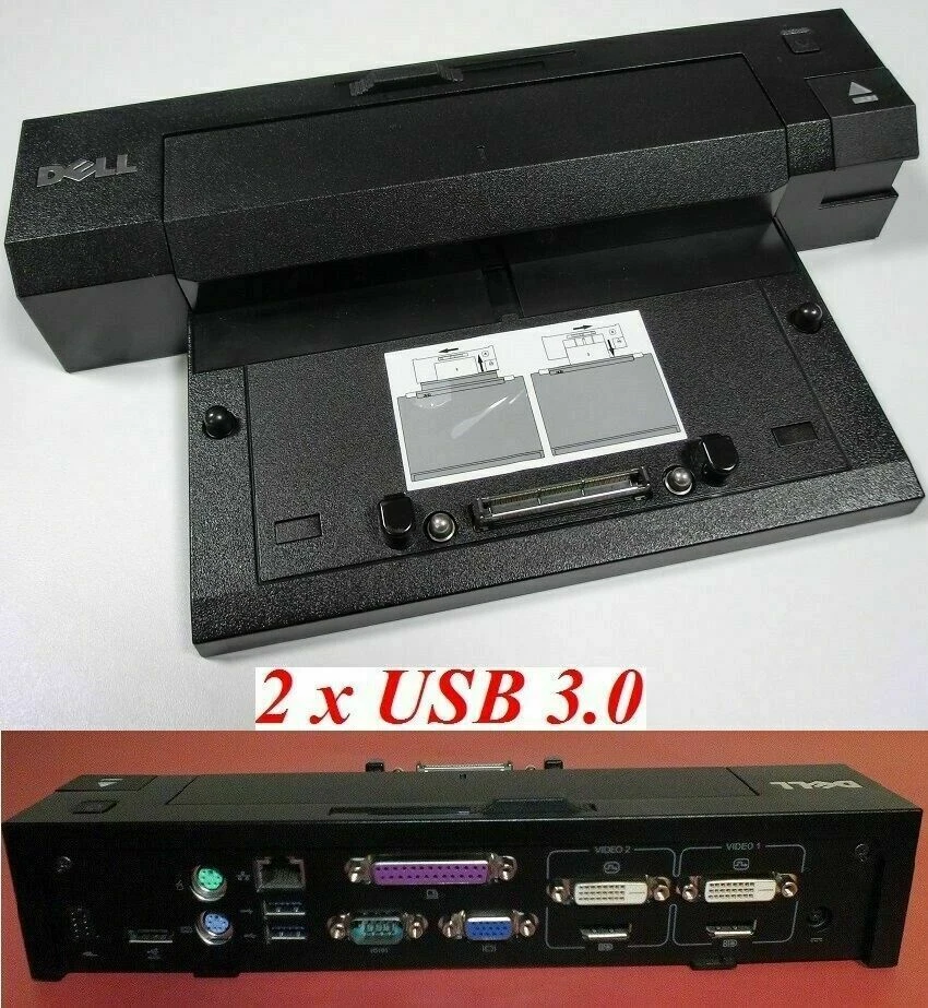 Dell Dockingstation PR02X USB 3.0 für Latitude und Precision mit oder o. Zubehör - Bild 1 von 1