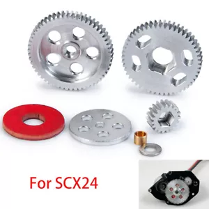 Metal Transmission Gearbox Gear Pack for Axial SCX24 Crawler Car Truck Upgrade - Picture 1 of 5