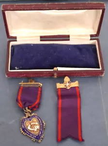 Independent Order of Odd Fellows Silver Jewel Medal 1931 Lodge of Friendship - Picture 1 of 8
