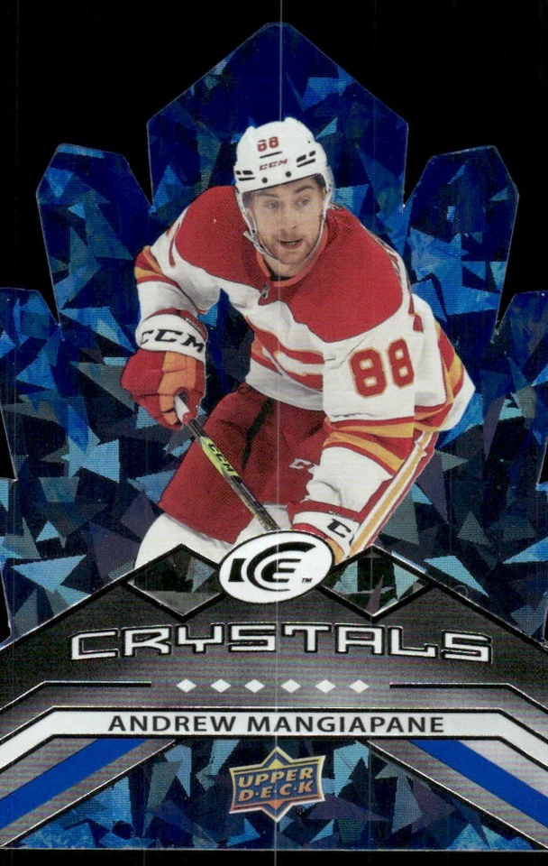 2021-22 Upper Deck Ice #IC-4 Andrew Mangiapane Ice Crystals - Image 1 of 2