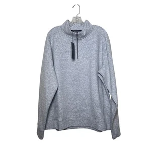 VRST NWT Mens XL Recharge Lunar Fleece 1/4 Zip Gray Heather Pullover Sweatshirt - Picture 1 of 8