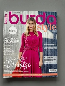 Burda Style Magazine 1/2018 German Sewing Patterns Guide Clothes Dress Plus Size - Picture 1 of 24