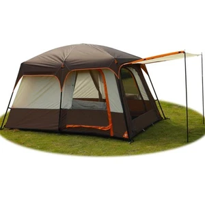 Large Tent 6 Person,Family Cabin Tents,Straight Wall,3 Doors and 3 Windows wi... - Picture 1 of 9
