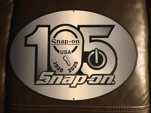 Letrero de metal Snap-on 105 aniversario (difícil de encontrar) - Imagen 1 de 5