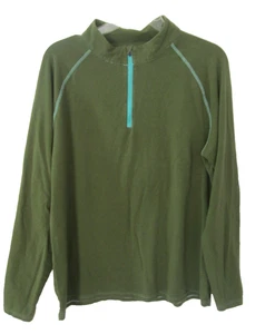 Mens Kickee Long Sleeve Fitted Performance Jersey Sport Tee Olive Green Size XL - Picture 1 of 3