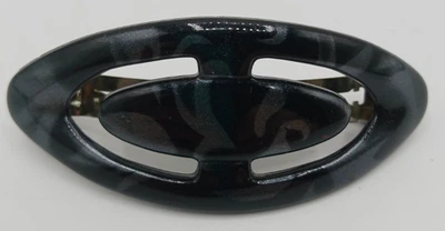 Pinza de pelo Lucite francesa de colección años 90 3,5" hecha en Francia Foto 1 de 4