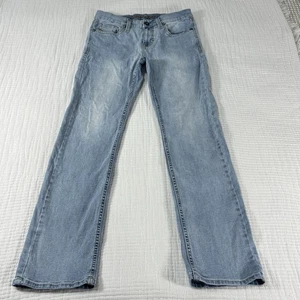 Cody James Jeans Mens 30x32 Blue Jamestown Light Wash Slim Straight Denim Pants - Picture 1 of 14