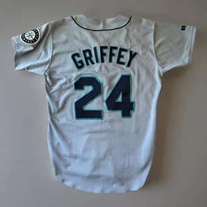 Vintage Ken Griffey JR Trikot 44 grau 90er Russell Athletic Vintage MLB Baseball - Bild 1 von 8