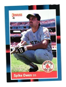 1988 Donruss #544 Spike Owen Boston Red Sox - Picture 1 of 2