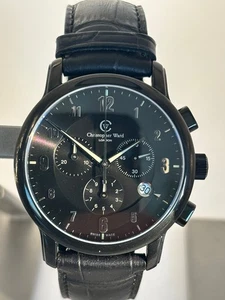 WH985 Christopher Ward C3 Malvern Chronograph Corax Black Limited Edition (11/09 - Picture 1 of 24