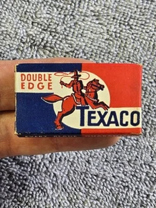 Juego Completo Hojas de Afeitar de Seguridad Texaco De Colección Doble Borde Publicidad Antigua * Ver Fotos - Imagen 1 de 8