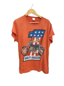 Vintage Retro MadeWorn Harley Davidson Motorcycles #1 T-Shirt - Picture 1 of 4