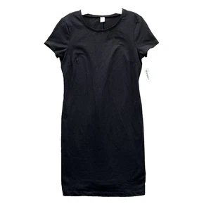 Old Navy Kleid Damen klein schwarz T-Shirt Basic Goth Sommer Chic 90er minimalistisch - Bild 1 von 11