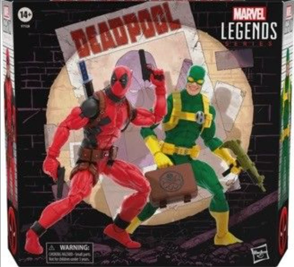 SDCC Hasbro Marvel Legends Deadpool and Bob Agent Of Hydra 2 Pack Figure New - Image 1 of 1