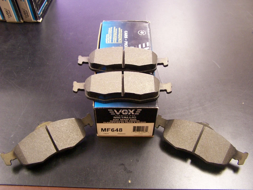 Pastillas de freno delanteras VGX MF648 para Ford Contour Mercury Cougar Mystique SVT Foto 1 de 4