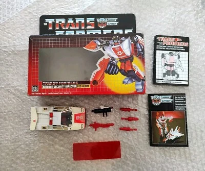 Transformers G1 / Autobot Red Alert / Hasbro Bradley / 1985 / Europe / Euro  - Photo 1/4