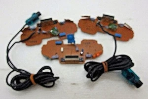 Nintendo 64 Controller motherboard Clear ice blue lot of 3 partsofficial n64 - Picture 1 of 8