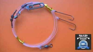 5 Meeresangeln Rigs - 2 Hakenklapper - Sohlenrigs - Gr.4 Haken - Bild 1 von 2