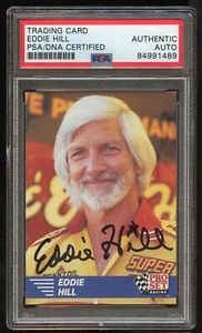 Eddie Hill #6 signed autograph auto 1991 Pro Set NHRA Trading Card PSA Slabbed - Picture 1 of 1