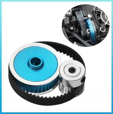 Gearbox Belt Drive Transmission Gear Kit For Tamiya TT02 TT-02 1/10 RC Car Parts - Image 1 of 4